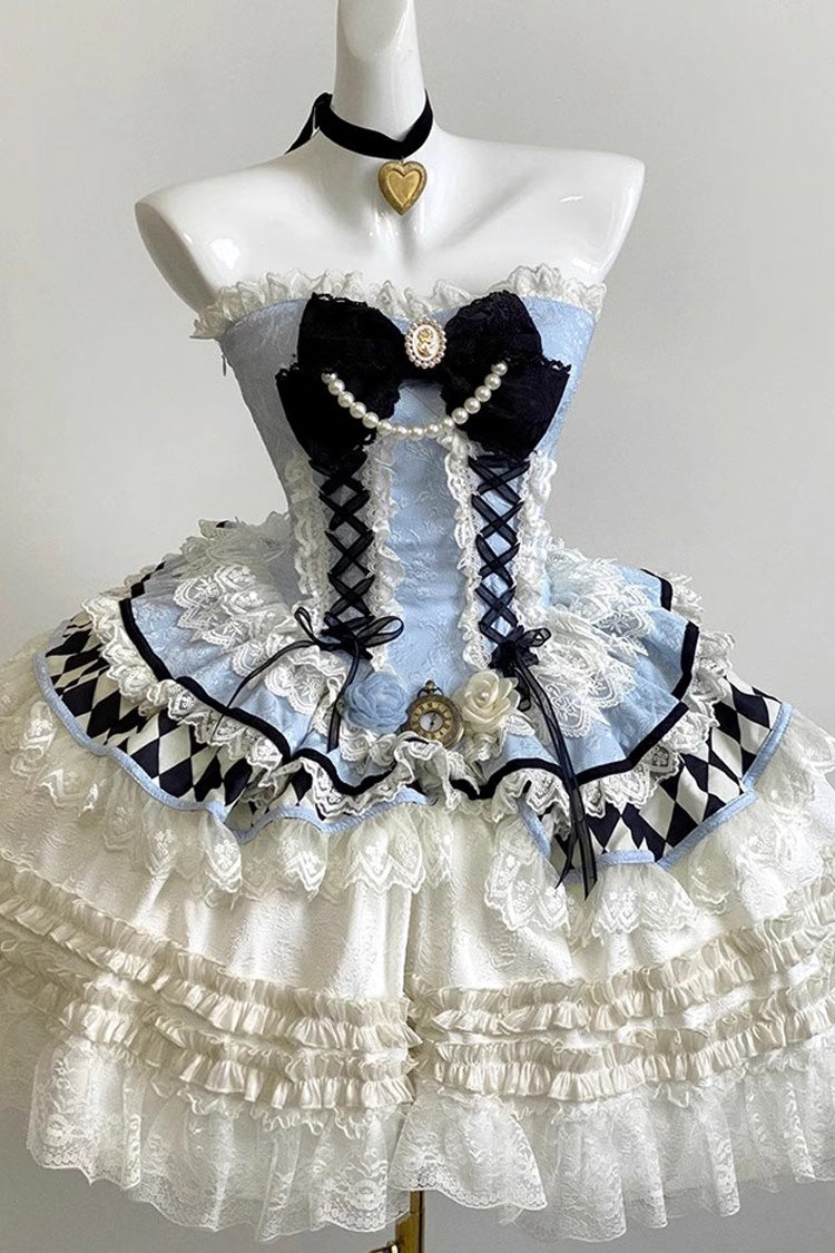 Coronation Dress with Ruffled Layers - Sweet Lolita