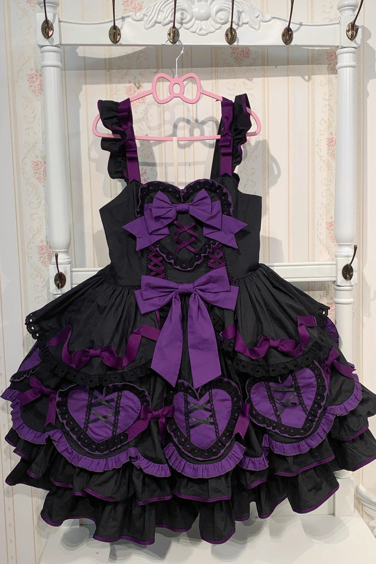 Sleeveless Ruffle Bowknot Gothic Plus Size Princess Lolita Jsk Dress
