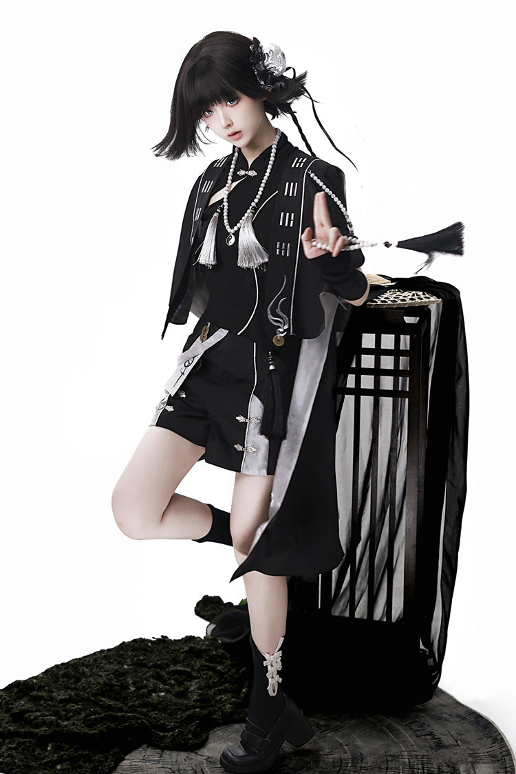 Noir Sleeveless Chinese Style Ouji Set - The Strange End of the Immortal Sect