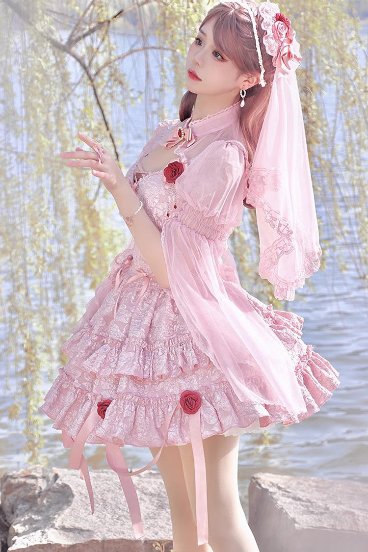 Weeping Rose Lace Ballet Skirt Set