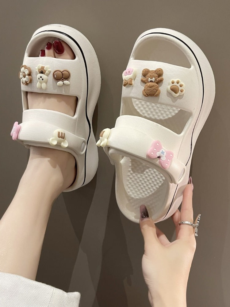 Kawaii Home Wear Bunny and Bear Sandals ON873 MK Kawaii Store