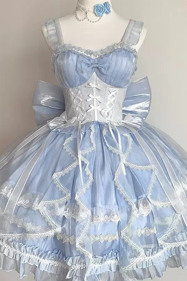 Glaze Fantasy JSK Dress with Ruffled Bodice - 5 Colors
