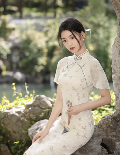 Retro Spring Dress Cheongsam