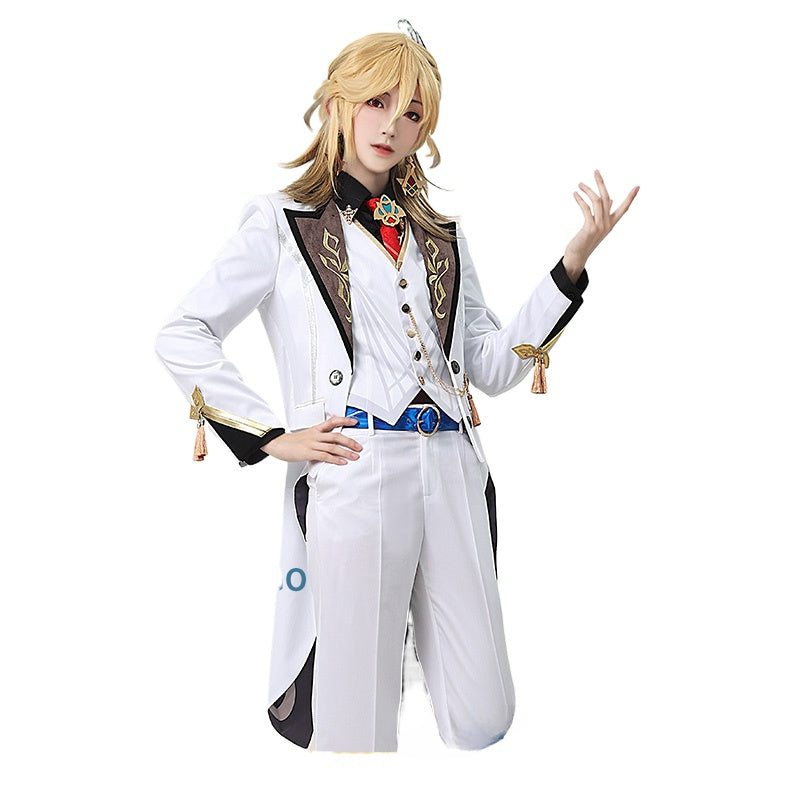 Pre-Sale Genshin Impact Kaveh White Cosplay Suit ON1018 MK Kawaii Store