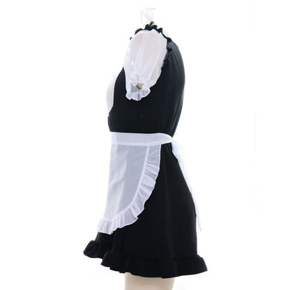 Sexy Ruffle Maid Dress Nightdress Lingerie Set