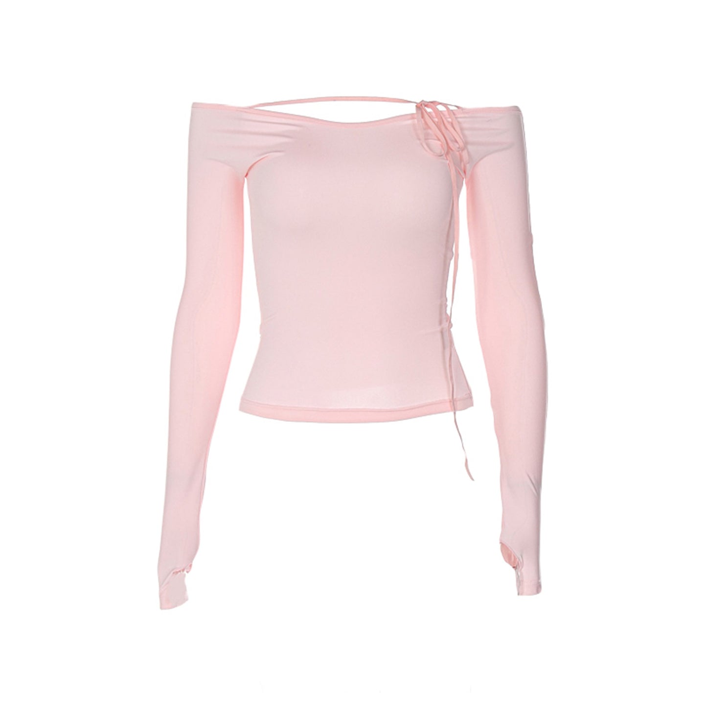 Black Pink Knitted Sweater Slim Top - Heartzcore