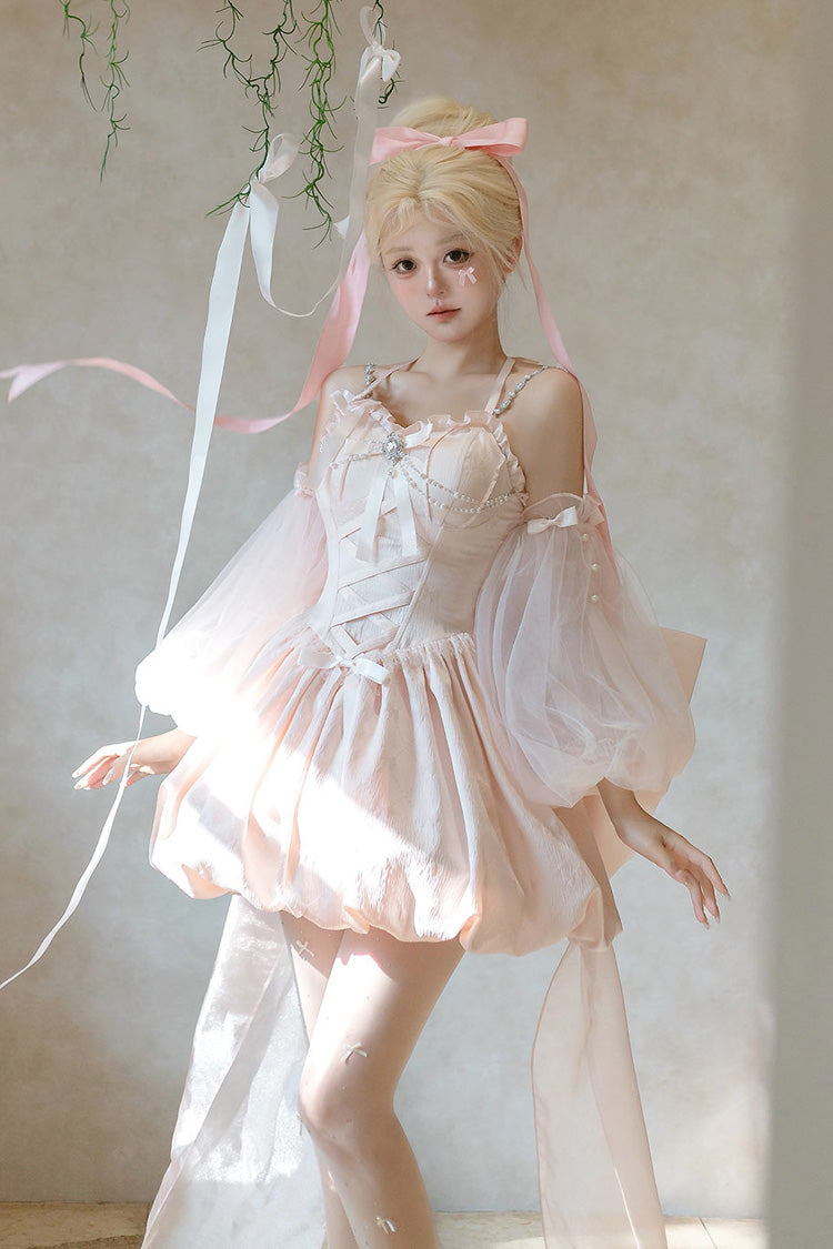 Runaway Princess Tulip JSK Set with Sleeveless & Bow Detail
