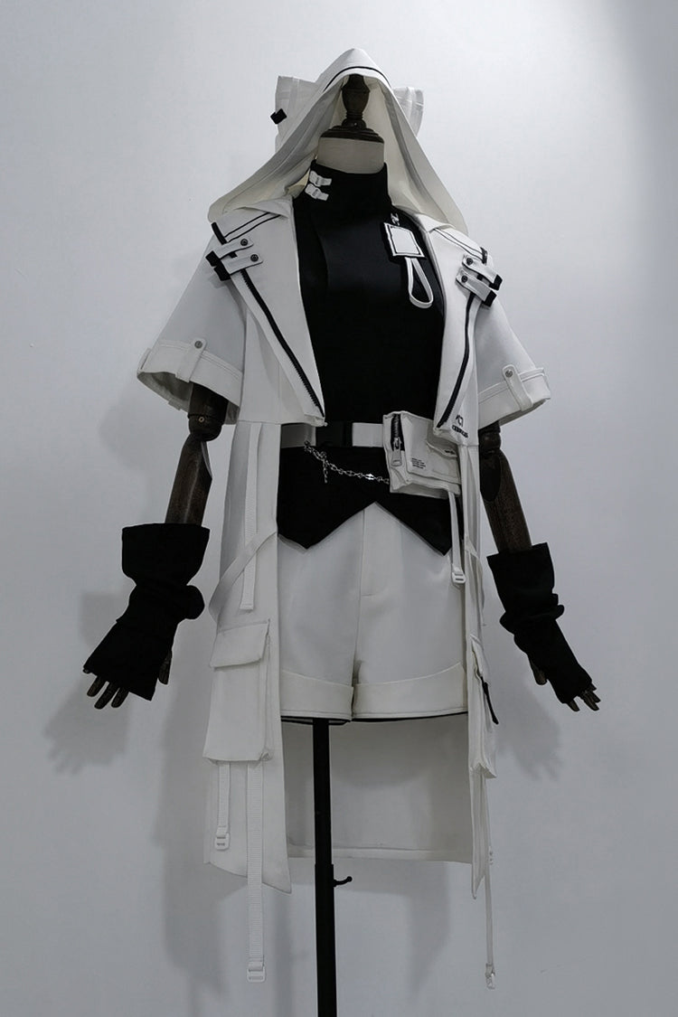 Ouji Fashion Prince Stand Collar Short Sleeve Lolita Blouse