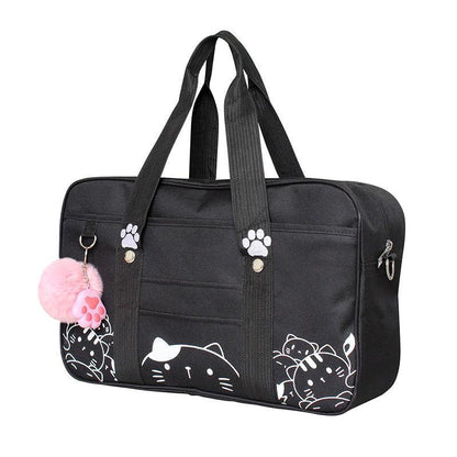 Kawaii JK Cat Cartoon Uniform Crossbody Bag