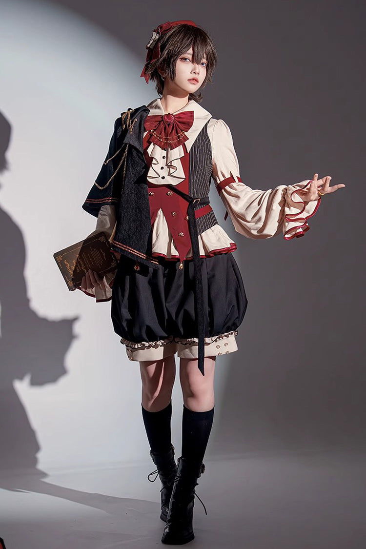 Gorgeous Prince Ensemble with Ruffled Bow Accents