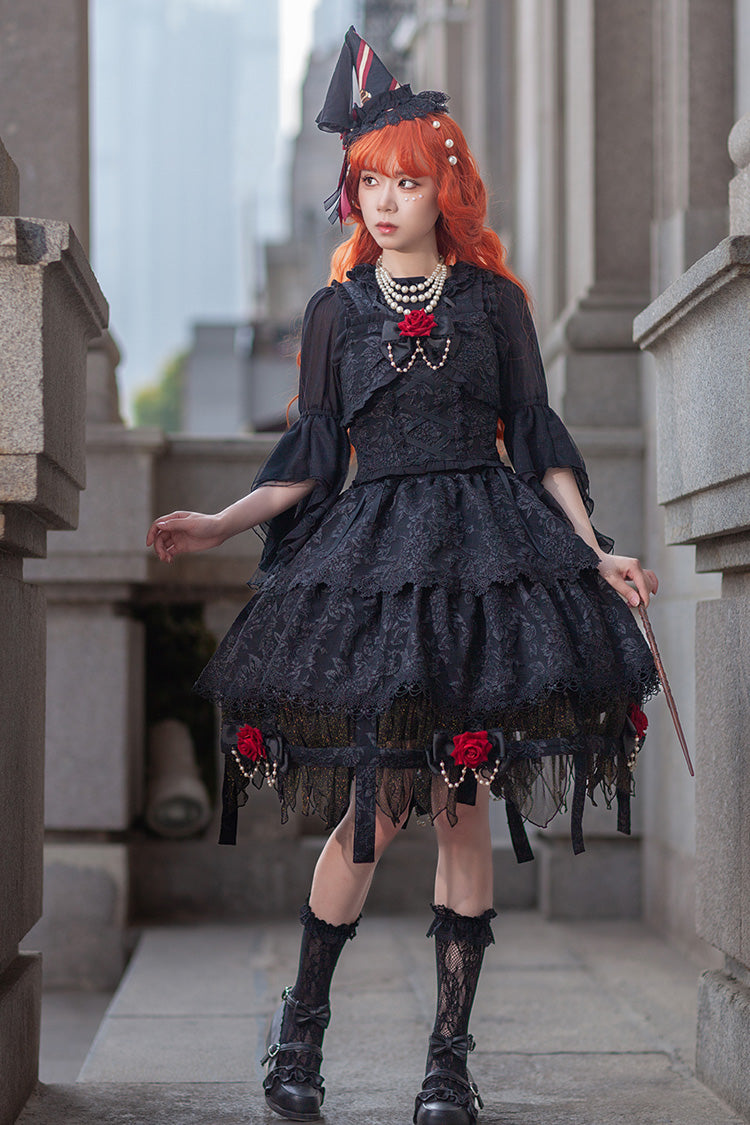 Apprentice Witch Gothic Lace Skirt