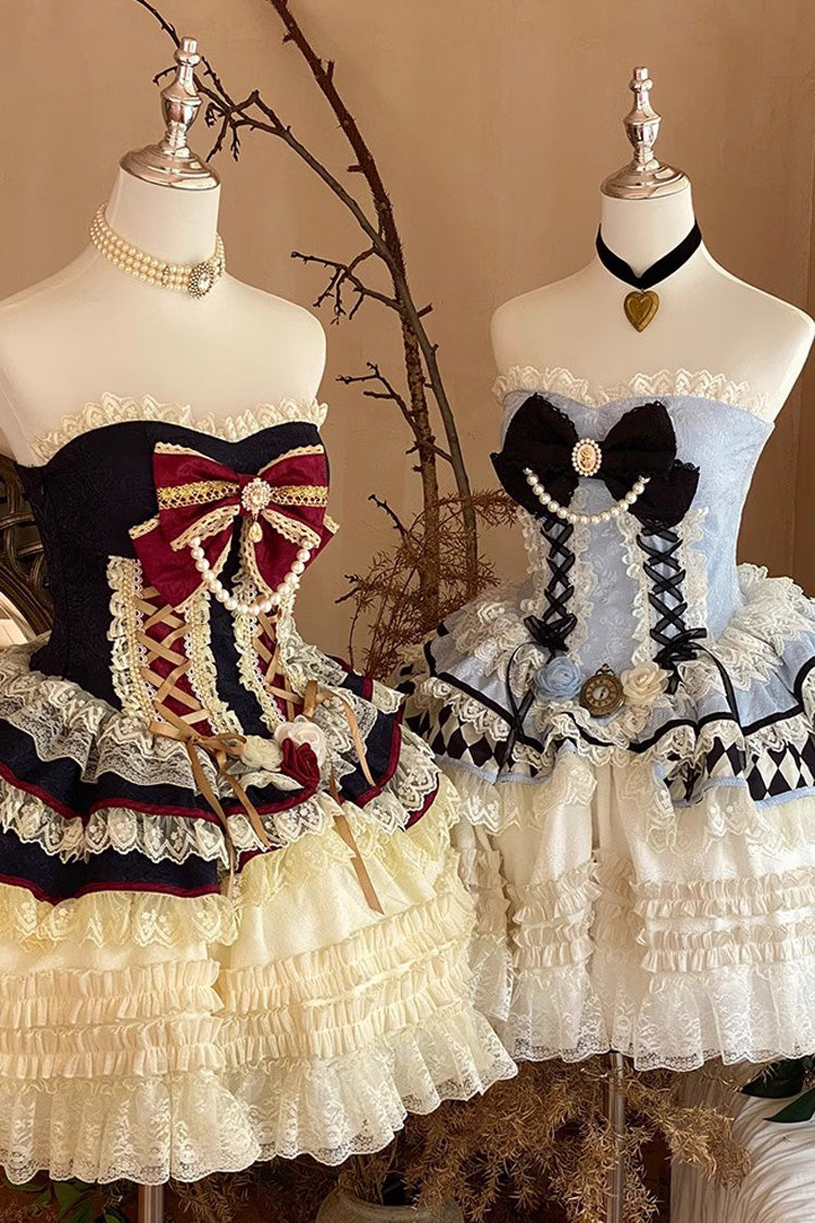 Coronation Dress with Ruffled Layers - Sweet Lolita