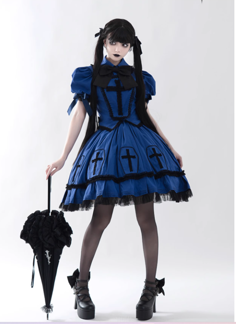 Halloween Cross Lolita Dress