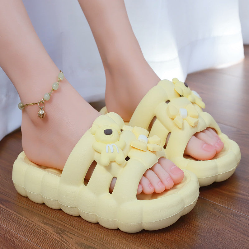 6 Color Soft Bear and Bow Summer Sandals ON885 MK Kawaii Store