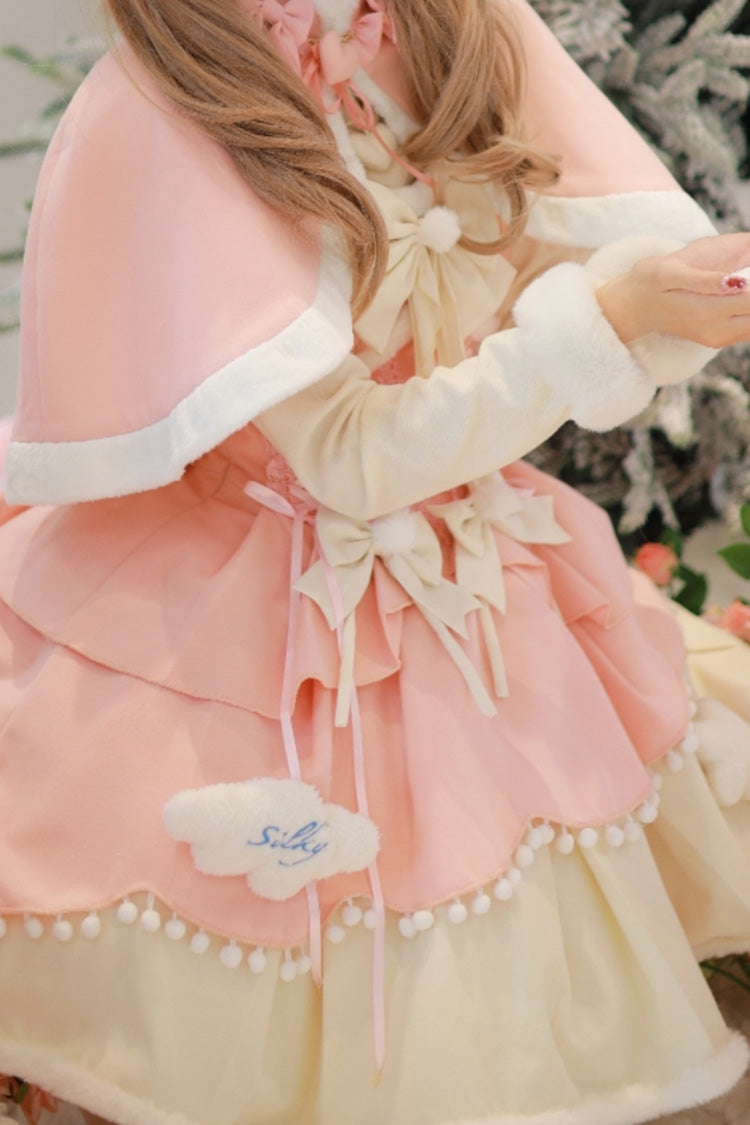 Princess Sweet Lolita Multi-Layer Jsk Dress with Bowknot 3 Colors
