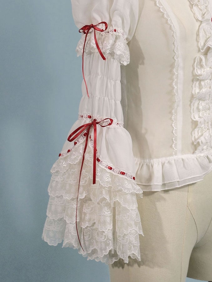 Detachable Yellow Sleeves White / Pink