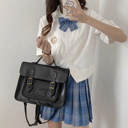 Vintage PU JK Backpack Crossboby Bag