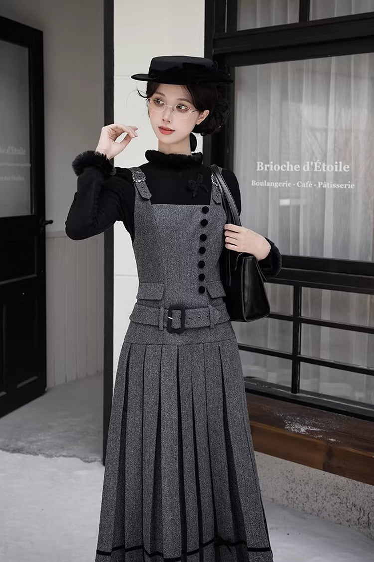 Ash Daily Elegant JSK with Graceful Ruffle Details