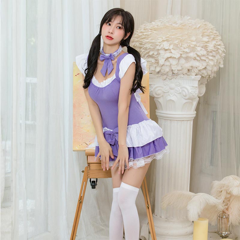 Kawaii Lolita Bow Knot Lace Hem Dress