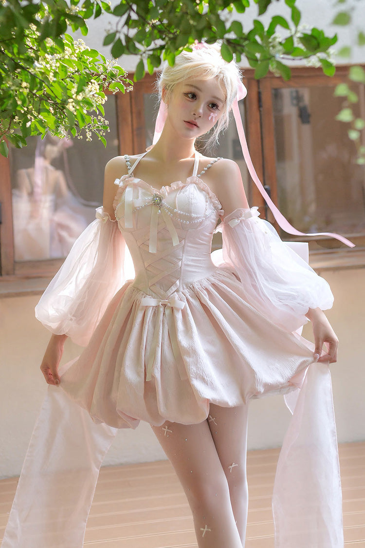 Runaway Princess Tulip JSK Set with Sleeveless & Bow Detail