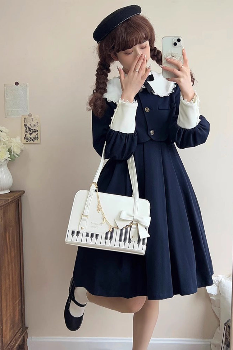 Piano Waltz Bowknot Handbag