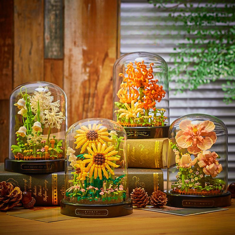 DIY Handmade Flowers Building Blocks - Kimi