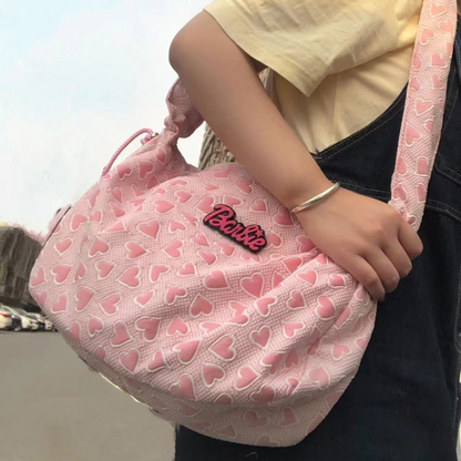 Large Capacity Love Simple Underarm Bag - Kimi MK Kawaii Store