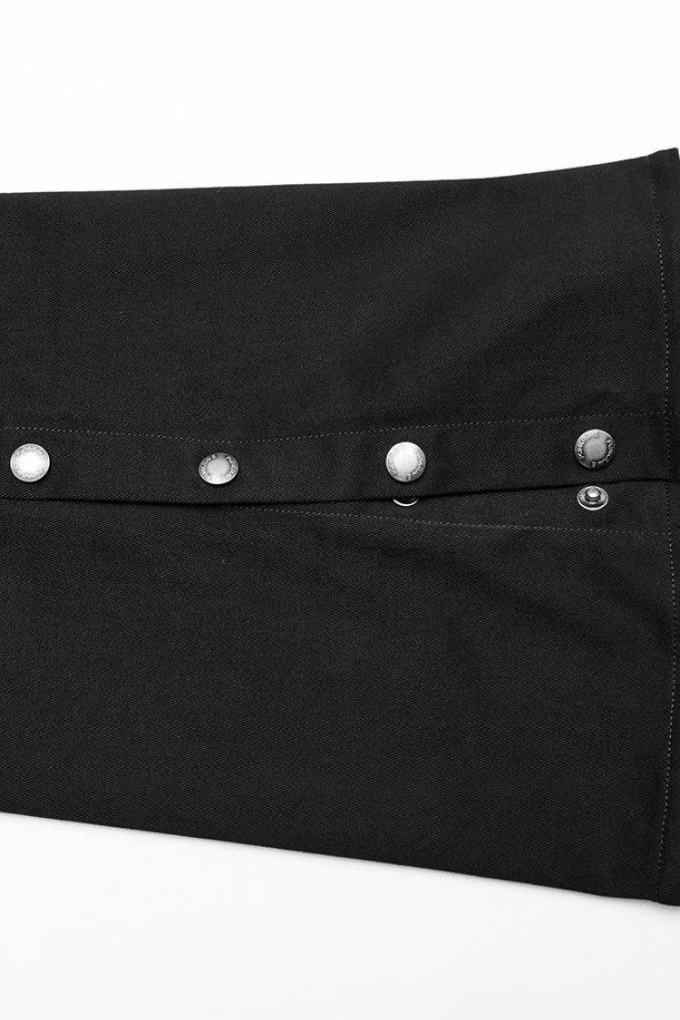 Umbra Buckle Strap Steampunk Flared Trousers for Women
