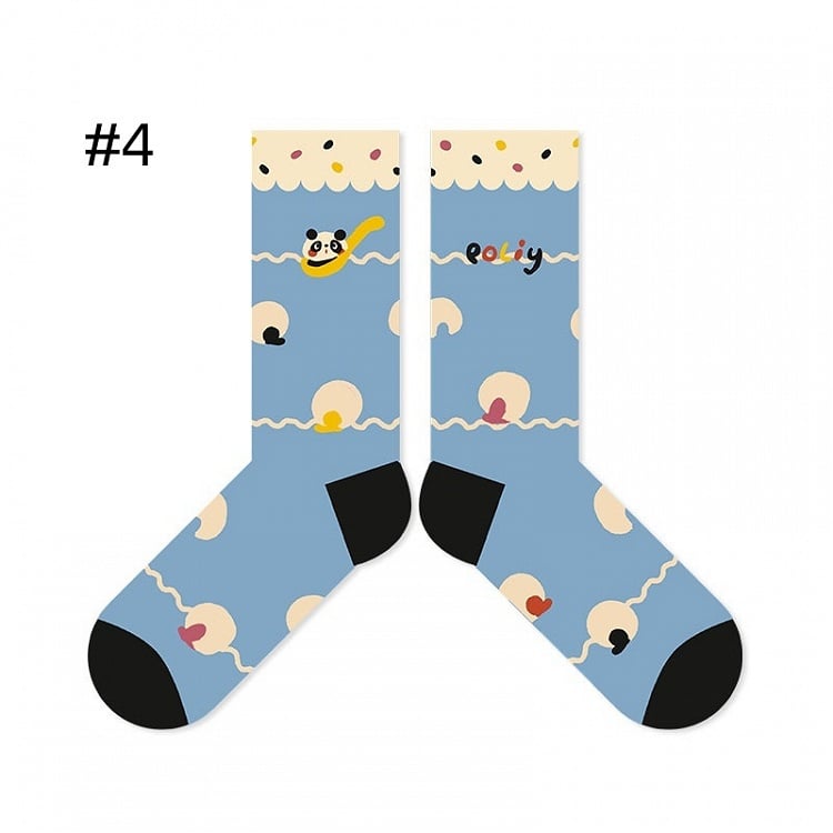 Lolita Cartoon Calf Socks