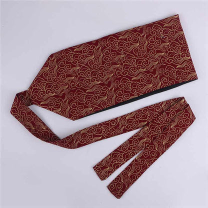 Aesthetic Print Lace Up Hanfu Waistband