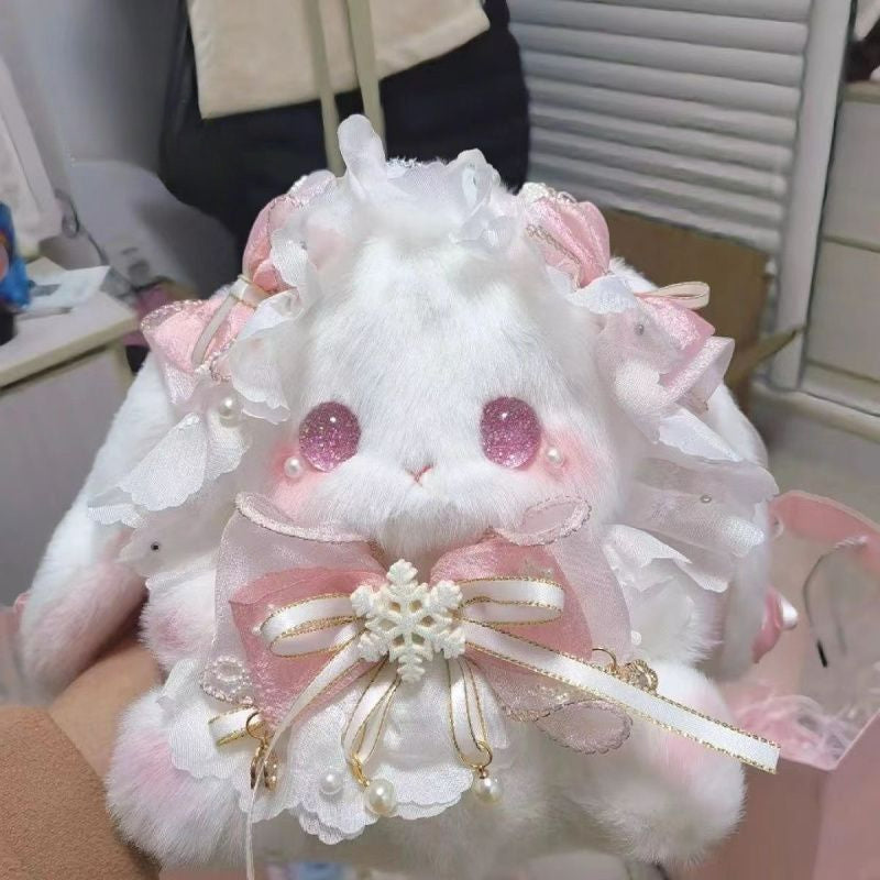 Lolita Rabbit Flower Bow Plush Doll