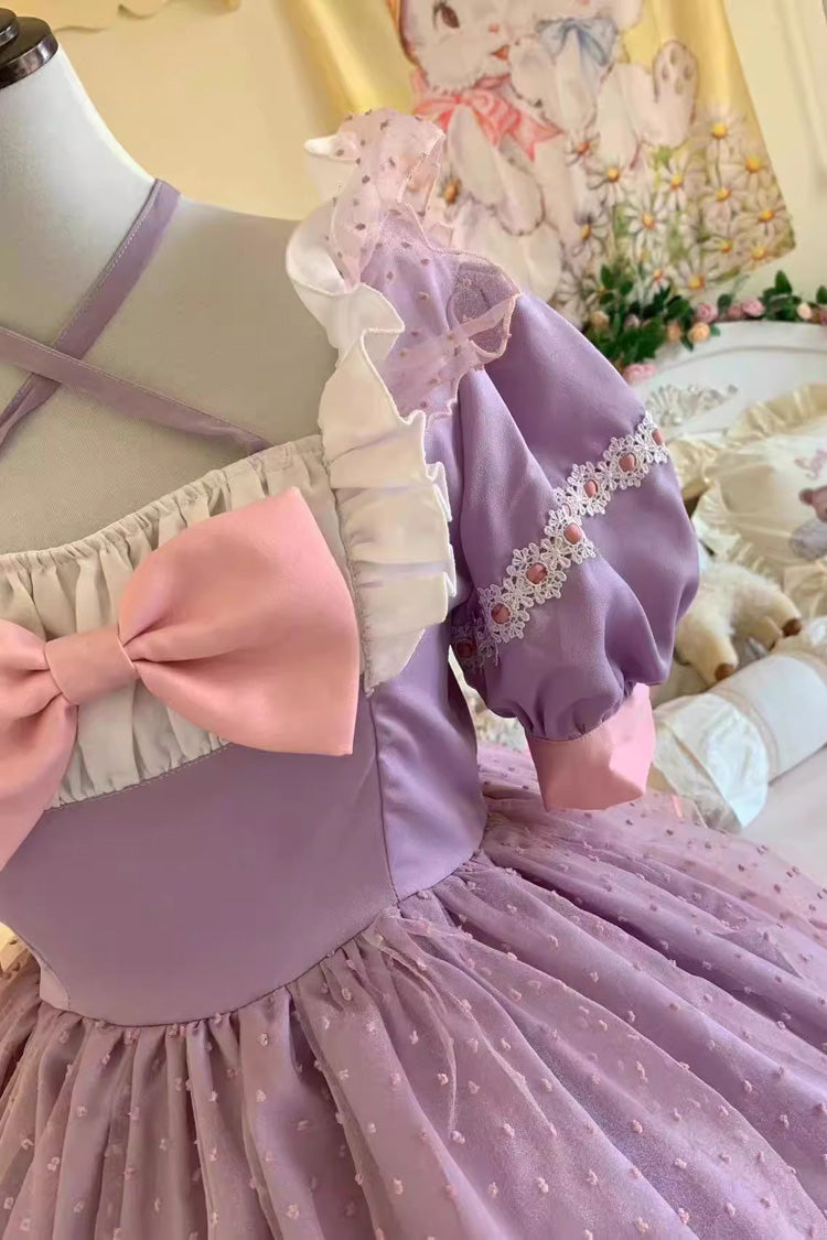 Sweetheart Bobo Magical Girl Sweet Lolita Short Sleeve Ruffle Dress 3 Colors