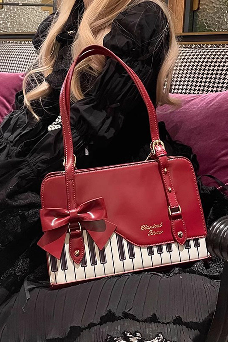 Piano Waltz Bowknot Handbag