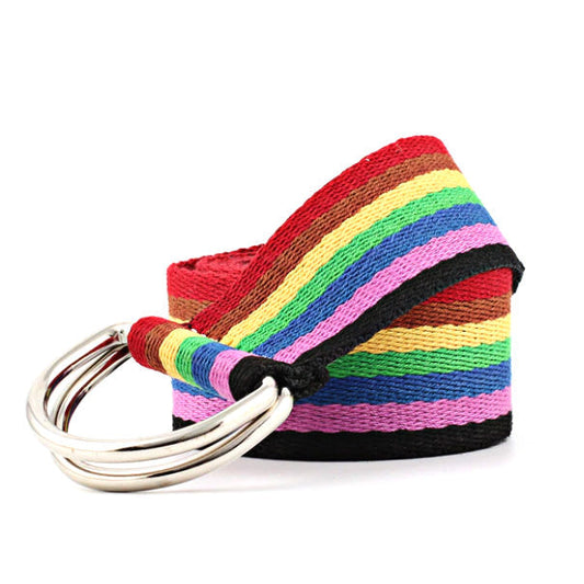 Colorful Striped Belt