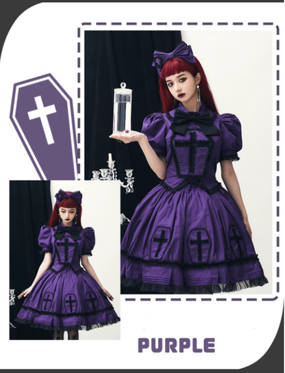 Halloween Cross Lolita Dress