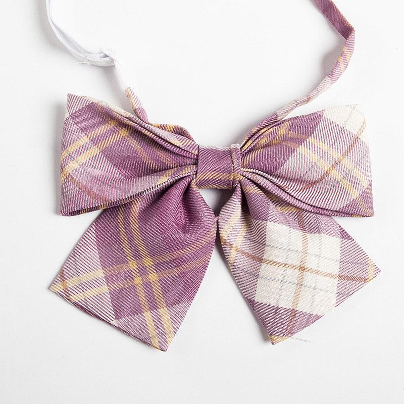 Plaid Japanese JK Bow Tie Shirt Accessories