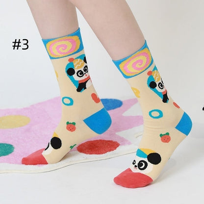 Lolita Cartoon Calf Socks