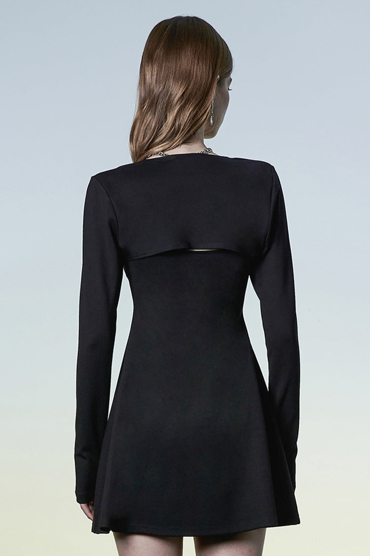 Sling Strap Slip Dress with A-Shape Design