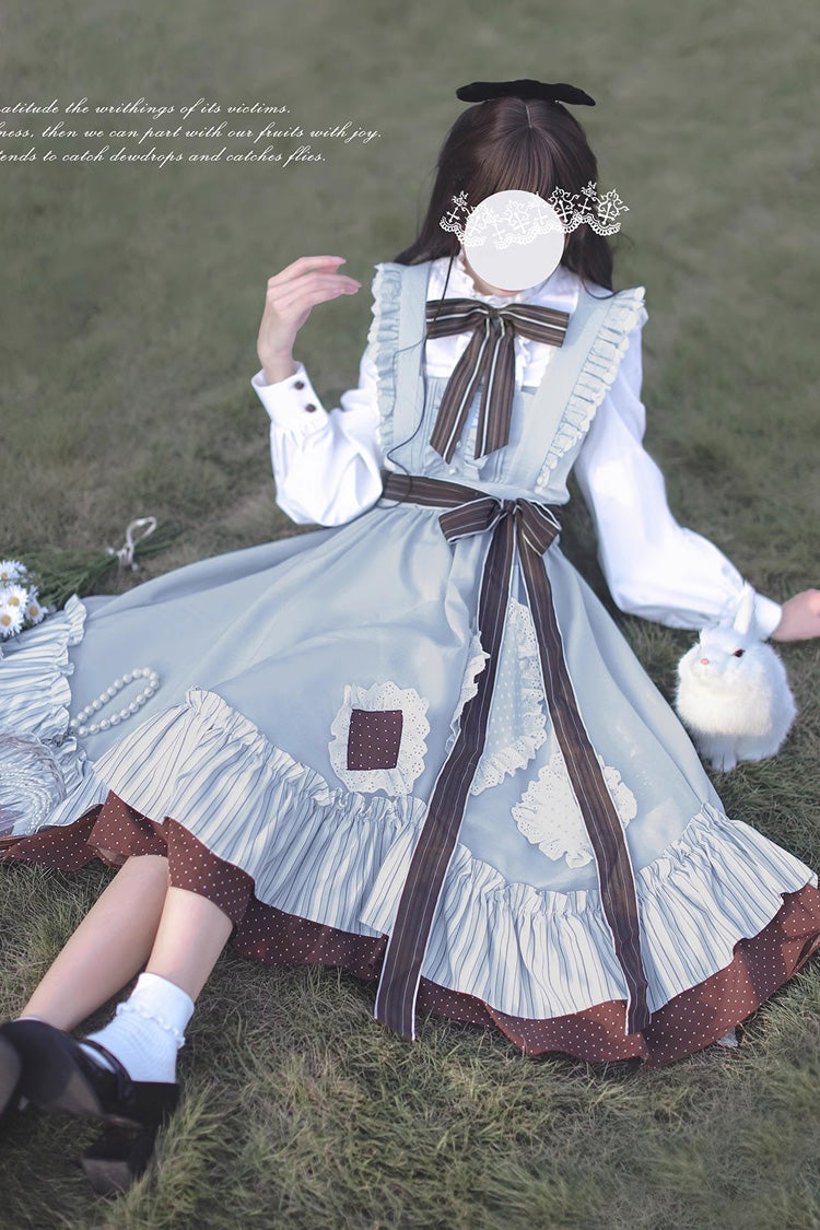 Magic Vocal Club Ruffle Bowknot College Elegant JSK