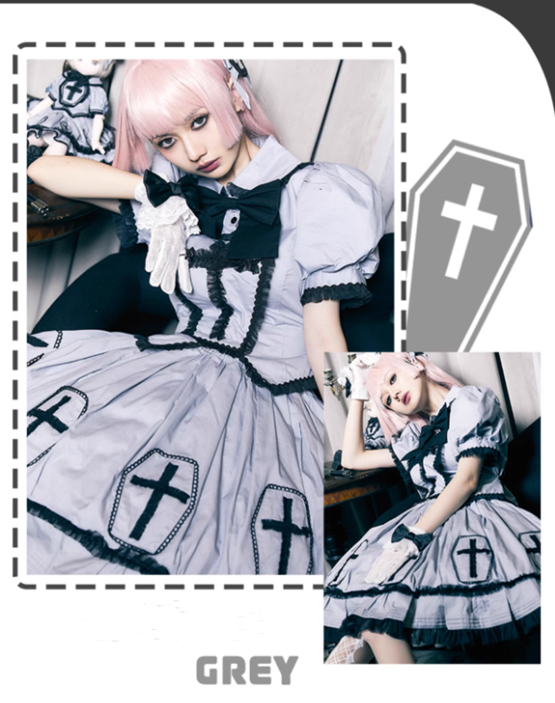 Halloween Cross Lolita Dress