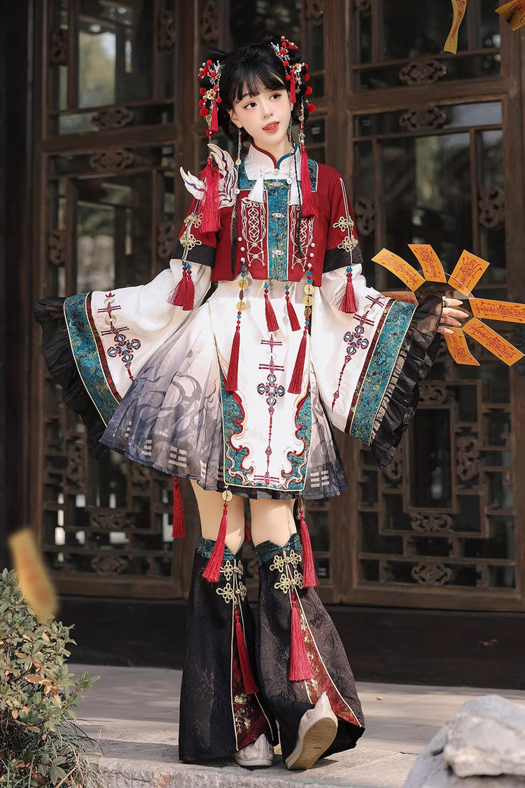 Elegant Chinese Style Lolita Dress with Stand Collar