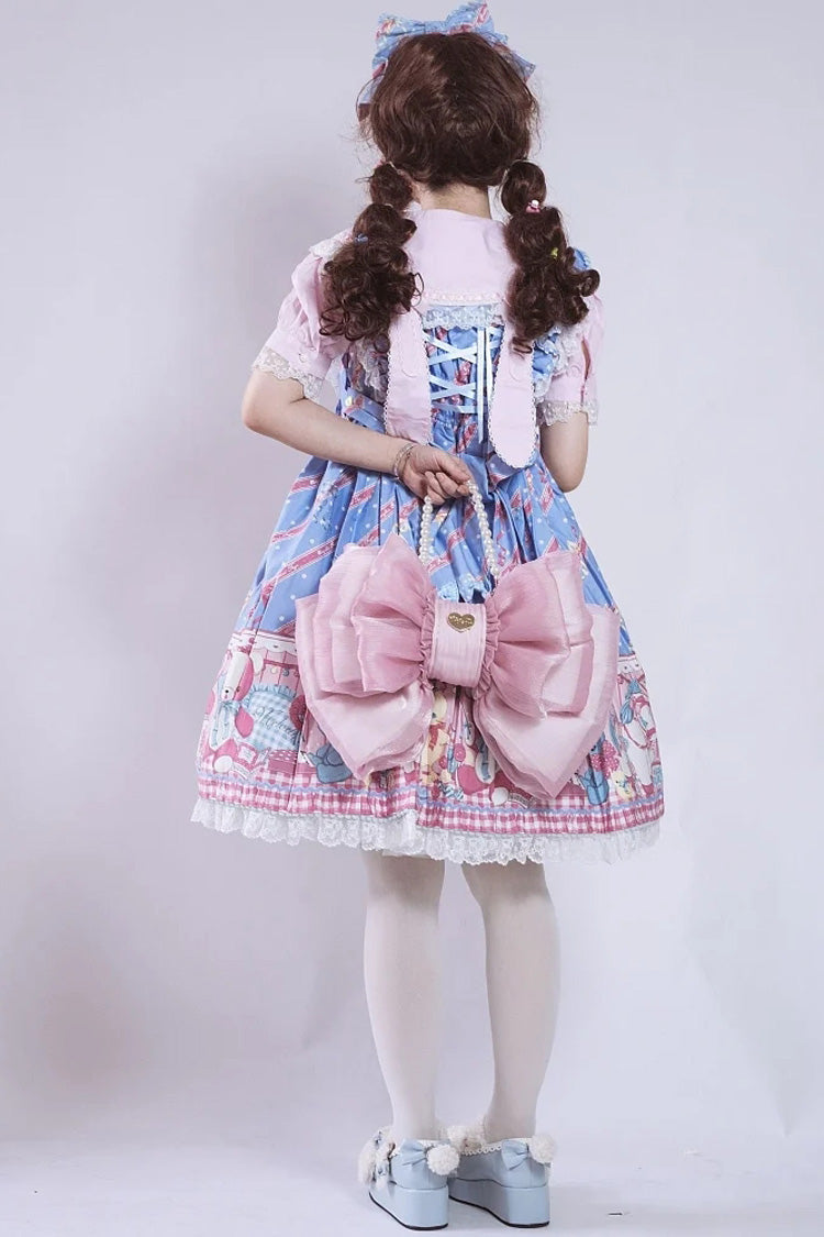 Big Pink Bowknot Lolita Backpack