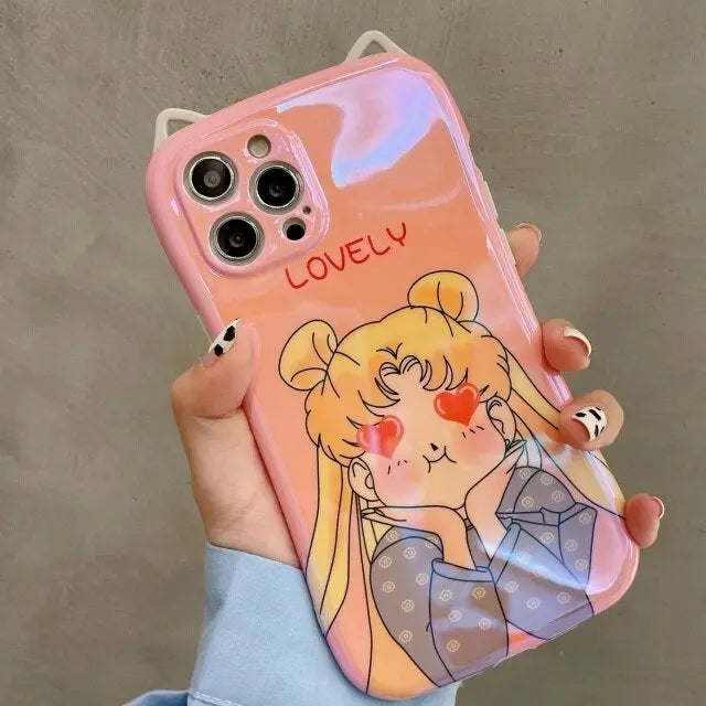 Andorid Kawaii Sailor Moon IPhone Huawei Coque de téléphone MK17102