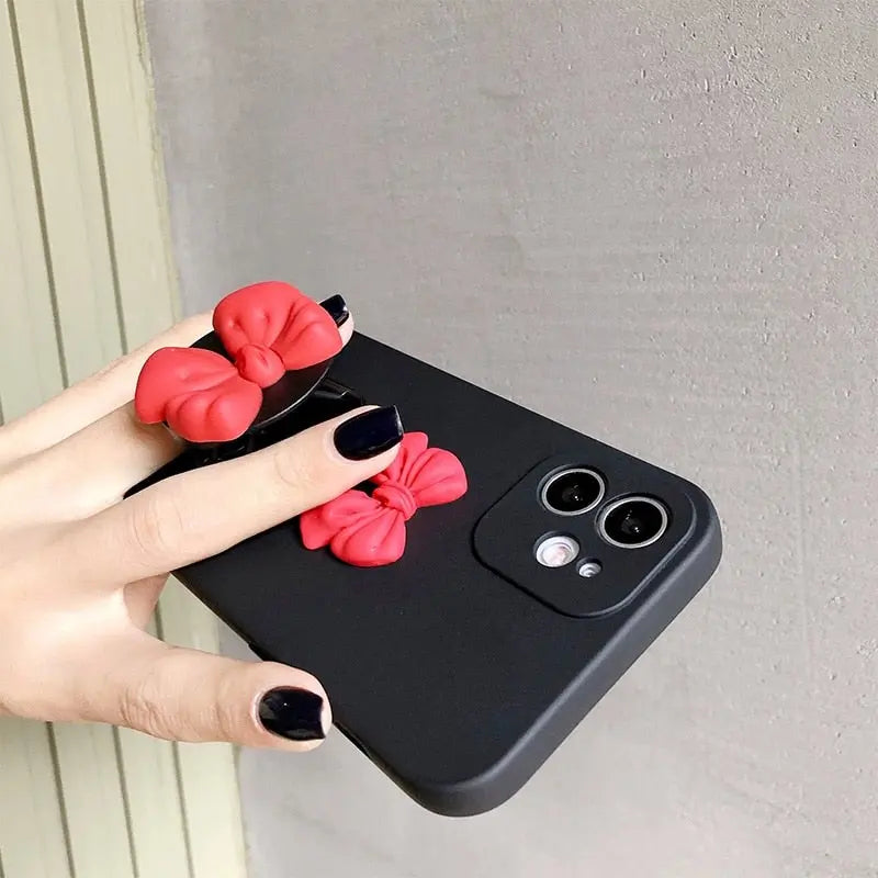 Android Xiaomi Bowknot Phone Case Kawaii Holder BM043