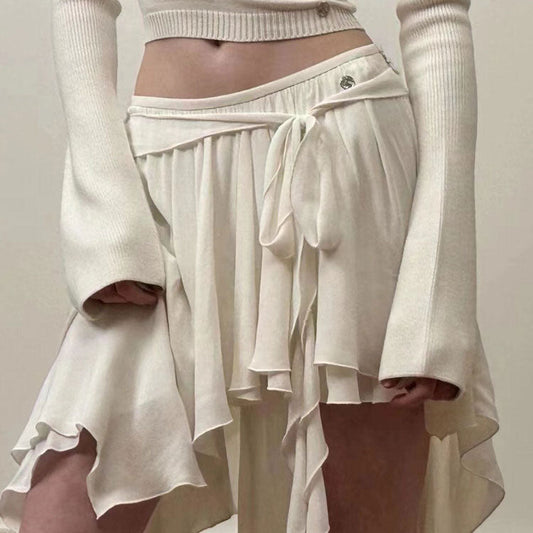 Asymmetrical Mid Skirt