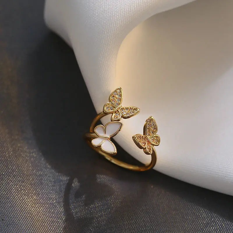 Bella Butterfly Gem Ring LIN11