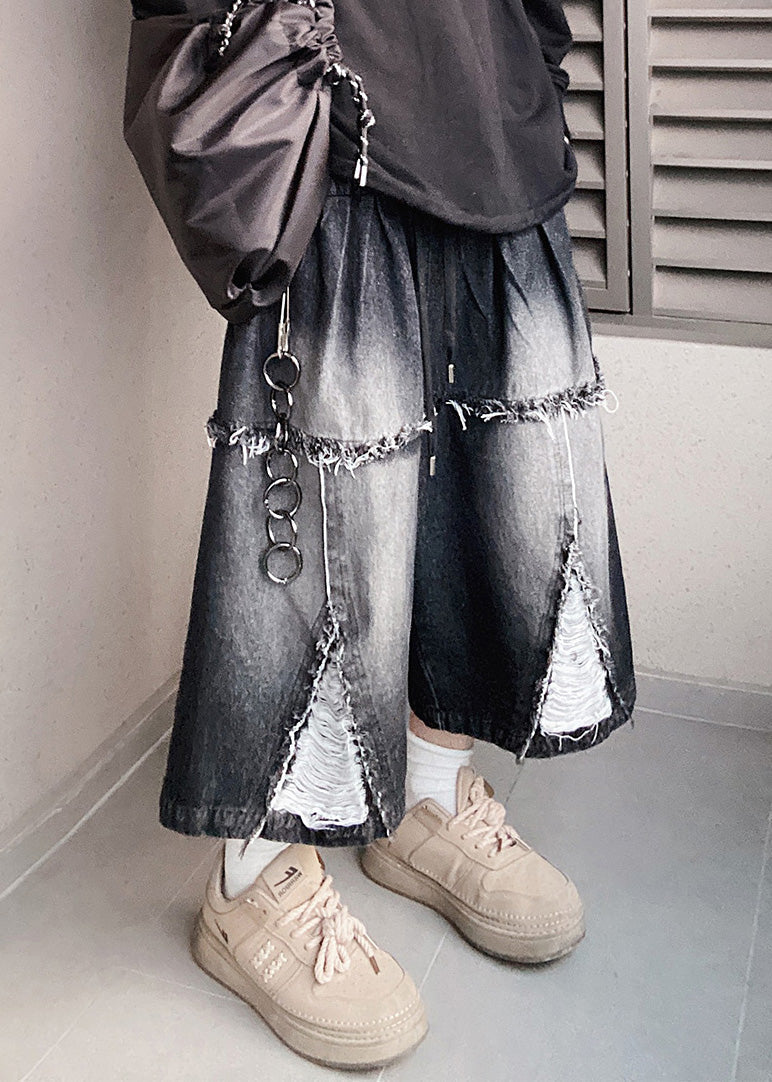 Shorts Waist Elastic Original Oversized Summer Design Black Men