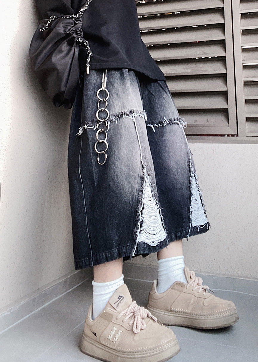 Shorts Waist Elastic Original Oversized Summer Design Black Men