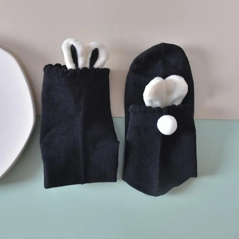 Kawaii Aesthetic Y2K Cute Fairy Bunny Ears Socks MK Kawaii Store