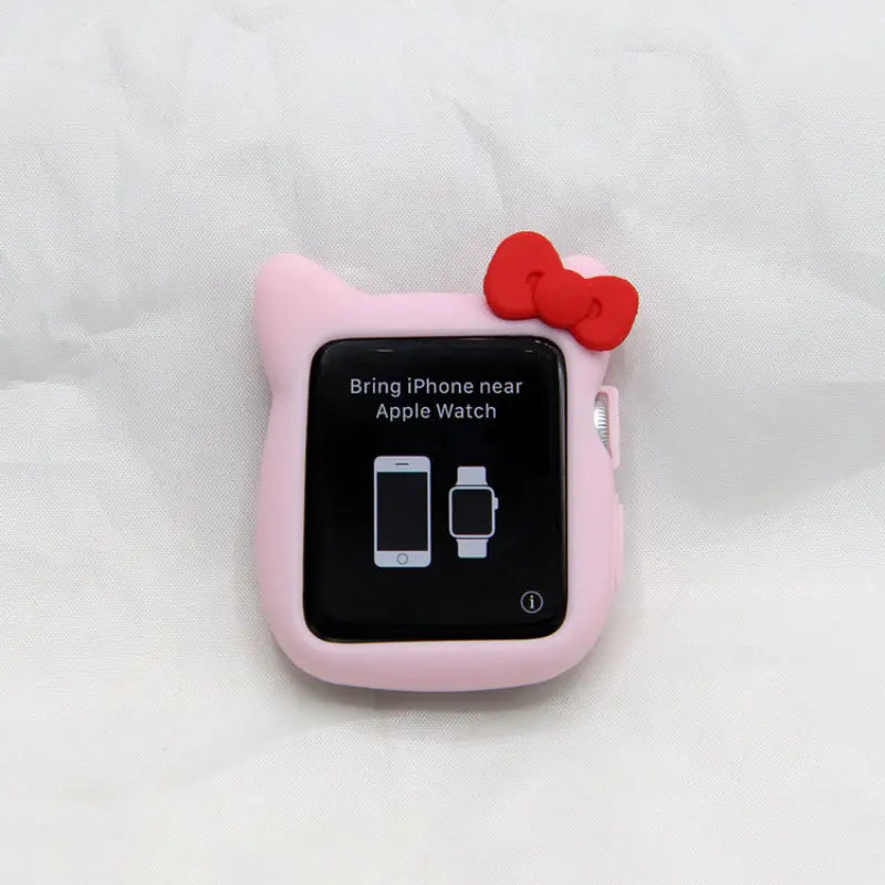 Kawaii Aesthetic Y2K Cute Fairy Cartoon Bow Case for iWatch MK Kawaii Store